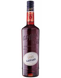 Paramount Giffard Cherry Brandy Liqueur bottle, 700ml, with deep red cherry liqueur liquid and elegant label design.