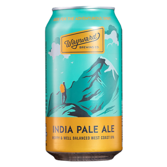 24-pack of Paramount Wayward Brewing IPA cans, 375ml each, featuring colorful label design and craft beer branding.