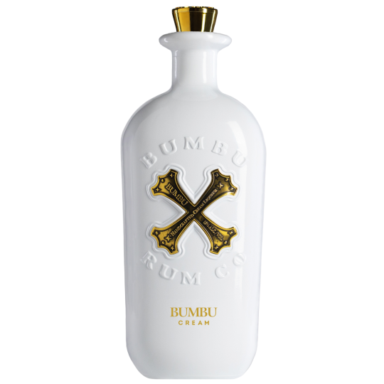 Paramount Bumbu Cream Rum Liqueur in a 700mL bottle, smooth cream liqueur with rich rum flavor, set against a simple background.