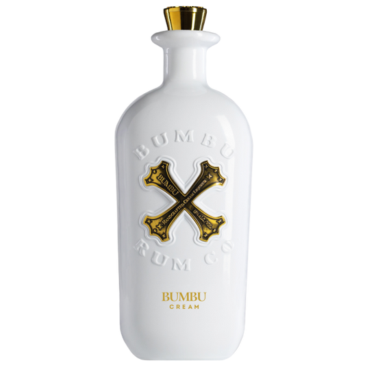 Paramount Bumbu Cream Rum Liqueur in a 700mL bottle, smooth cream liqueur with rich rum flavor, set against a simple background.