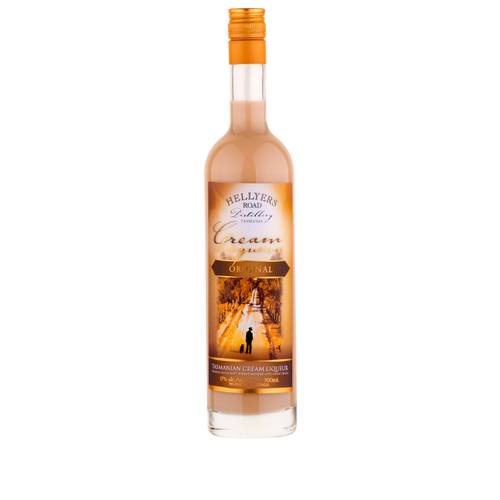Paramount Hellyers Road Original Whisky Cream Liqueur 700ml bottle, creamy liqueur with whisky flavor in a clear glass bottle