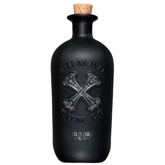 Dark Bumbu XO Rum in a 700ml bottle by Paramount, showcasing the rich amber color and premium packaging.