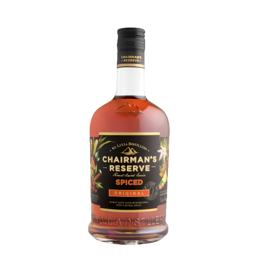 Dark Paramount Chairman's Reserve Spiced Rum bottle, 700ml, featuring a rich, amber-colored liquid in a clear glass bottle.