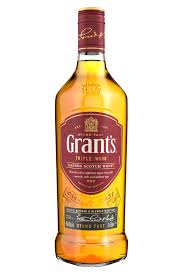 Paramount Grants Family Reserve Scotch in a 1-liter bottle, showcasing the amber-colored whisky with a label on the bottle.