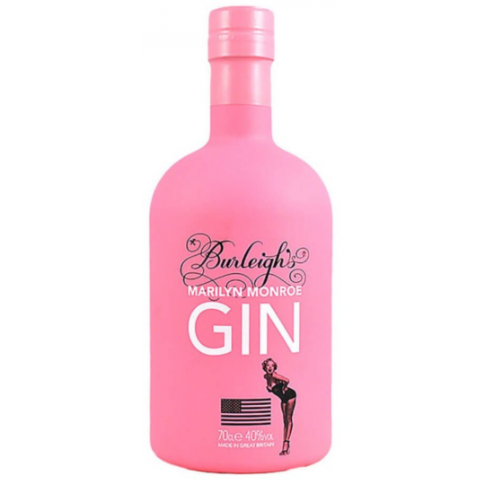 Paramount Burleigh's Marilyn Monroe Edition Flavoured Gin 700ml bottle, featuring Marilyn Monroe-themed packaging.