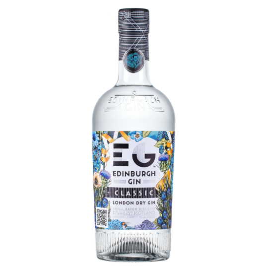 Bottle of Paramount Edinburgh Classic Flavoured Gin 700ml with detailed label and packaging visible.