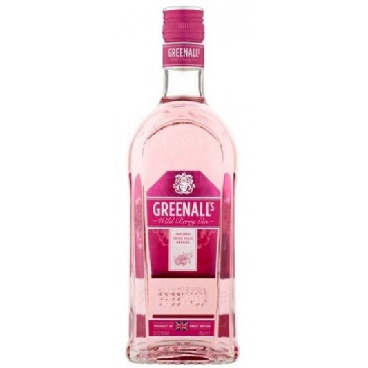 Paramount Greenall's Wild Berry Flavoured Gin 700ml bottle with vibrant berry illustration on label.