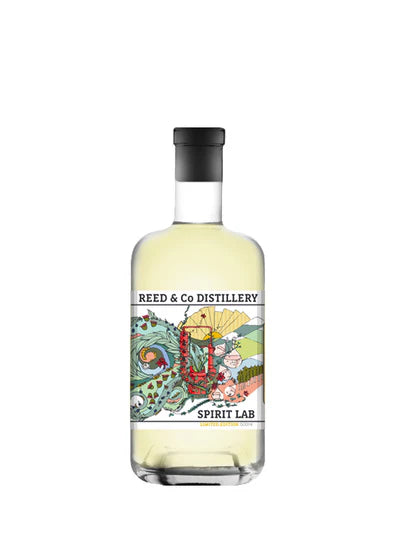 Paramount Reed & Co Spirit Lab Flavoured Gin and Juice 500ml bottle, showcasing the colorful label and clear glass container.