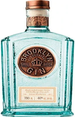 Bottle of Paramount Brooklyn Gin 700mL with clear label and distinctive branding, displayed upright on a neutral background.