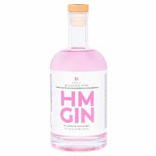 Paramount HM Gin Blushing Pink Gin in 500ml bottle, showcasing its pink hue and elegant packaging.