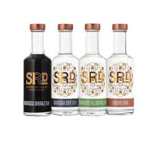 Paramount Seppeltsfield Road Distillers Gin Gift Pack with four 200ml bottles, showcasing elegant packaging and premium gin bottles.