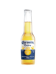 Paramount Coronita Extra Brown Box Lager Beer case with 24 bottles of 210mL each, international beer product.