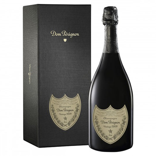 Paramount Dom Perignon Vintage Champagne gift box with 750mL bottle and elegant packaging, perfect for special occasions.