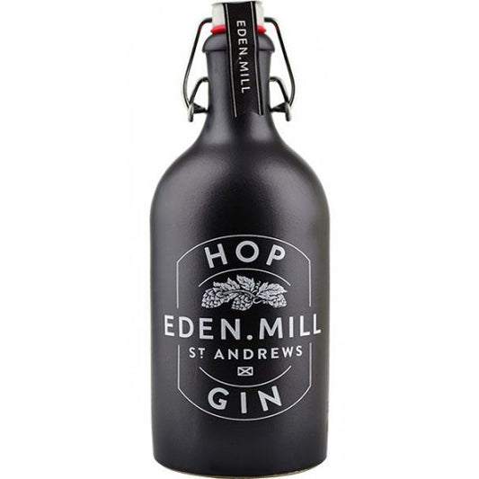 Eden Mill HOP Gin 500ml by Paramount, an international gin with botanical and hop infusion, shown in a clear glass bottle.