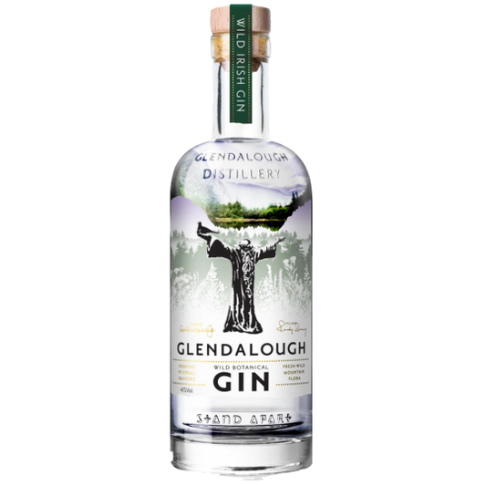 Paramount Glendalough Wild Botanical Irish Gin 700ml bottle with botanical infusions and elegant label display.