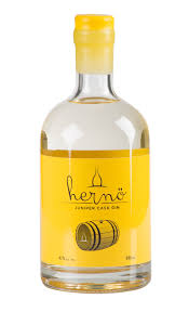 Paramount Herno Juniper Cask Gin 500mL bottle with clear glass and golden label, highlighting its premium international gin branding.