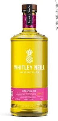 Whitley Neill Pineapple Gin 43% in a 700ml bottle, featuring tropical pineapple flavor from Paramount's international gin collection.