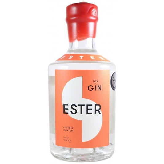Bottle of Paramount Ester Dry Gin, a 700ml London Dry Gin with clear glass and label showcasing the brand and product details.