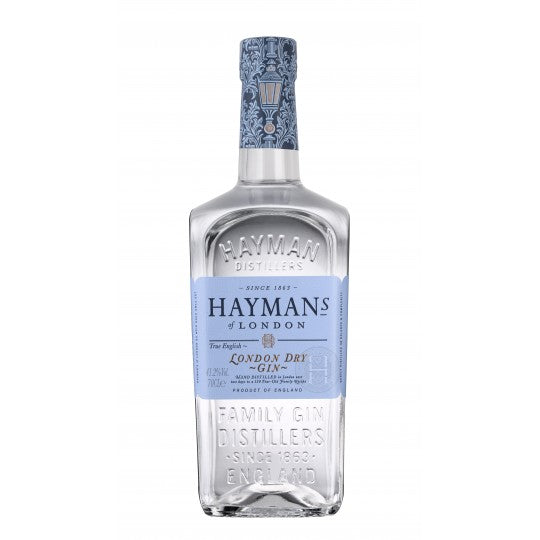 Paramount Hayman's London Dry Gin 700mL bottle with clear glass and label featuring London Dry Gin branding.