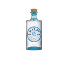 Bottle of Paramount Malfy Originale London Dry Gin in 700ml glass bottle with label and cap.