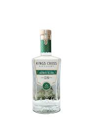 Paramount Kings Cross Garden Island Navy Strength Gin 700mL bottle with navy blue label and clear glass, 58.5% alcohol content.