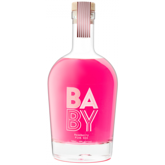 Baby Pink Gin by Paramount, 700mL pink gin bottle with a soft pink hue and elegant label design.