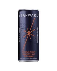 Pack of 24 Paramount Starward Zesty Orange premix drinks in 250ml bottles, ready-to-drink citrus-flavored beverage