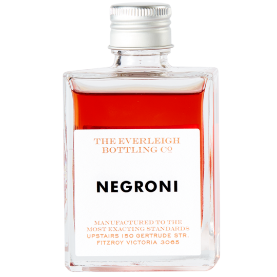 Paramount The Everleigh Bottling Co Negroni premixed cocktail 90ml bottles, pack of 24, ready-to-drink Italian-style cocktail