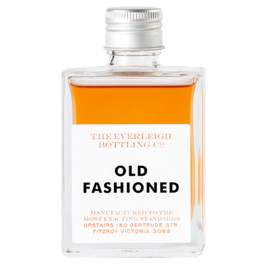 Paramount The Everleigh Bottling Co Old Fashioned premixed cocktail bottles, 90ml each, pack of 24, ready-to-drink classic beverage