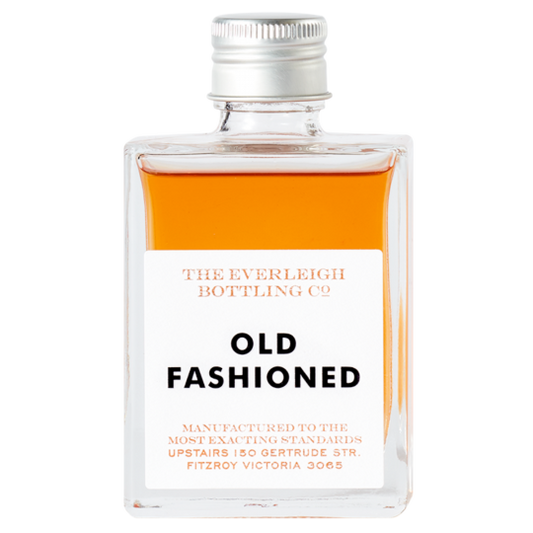 Paramount The Everleigh Bottling Co Old Fashioned premixed cocktail bottles, 90ml each, pack of 24, ready-to-drink classic beverage