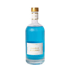 Maybe Sammy Angelo Azzurro cocktail in a 500ml bottle by Paramount, premixed cocktail featuring vibrant blue color and elegant presentation.