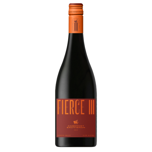 Paramount Fierce III Barossa Valley Cabernet Sauvignon 2020 red wine bottle with label and deep red color in the image