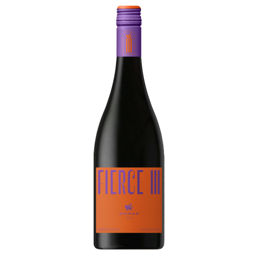Paramount Fierce III Barossa Valley Shiraz 2019 red wine in a 750ml bottle, showcasing deep red color and elegant label.