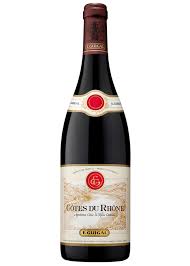 Paramount Guigal Cotes du Rhone Rouge red wine in 750ml bottle, showing the label and deep red color of the wine.