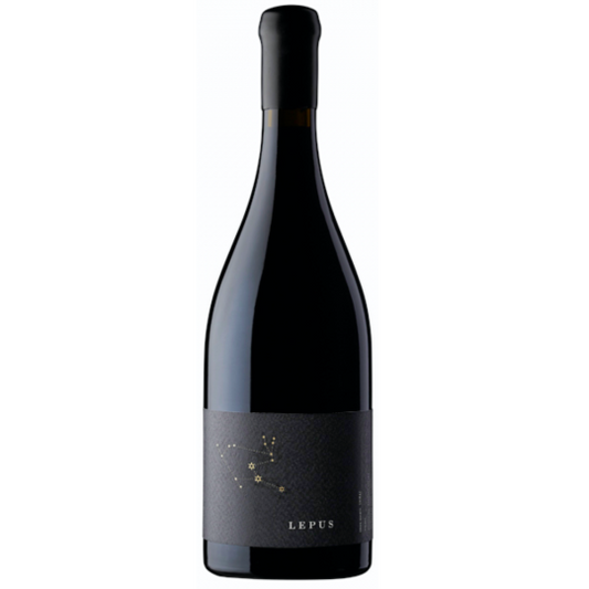 Paramount Hares Chase Lepus Barossa Valley Shiraz 750ml red wine bottle with dark glass and label featuring vineyard imagery.