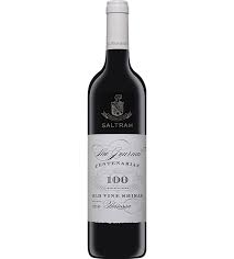 Saltram Mamre Brook Shiraz 750ml red wine in a glass bottle, showcasing deep red color and elegant label.