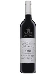 Paramount Saltram The Journal Centenarian Shiraz red wine bottle, 750ml, with dark red label and elegant glass.