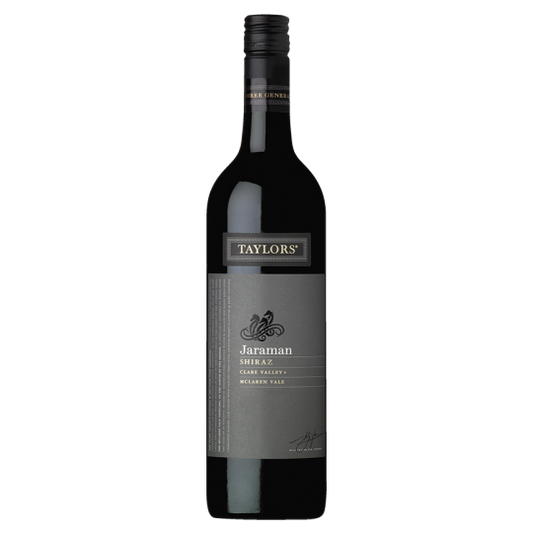 Paramount Taylors Jaraman Shiraz red wine in 750ml bottle, featuring deep red color and elegant label design.