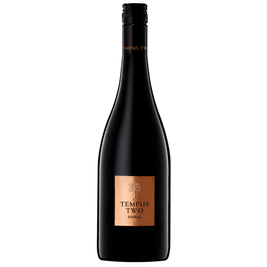 Paramount Tempus Two Copper Shiraz red wine bottle, 750ml, with deep red color and elegant label design.