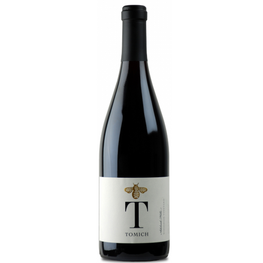 Paramount Tomich Icons of Woodside Shiraz red wine in 750ml bottle, featuring dark red liquid and elegant label design.