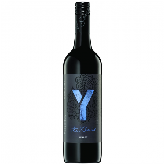 Paramount Yalumba Y Series Merlot red wine bottle, 750ml, featuring a dark glass bottle with a label displaying the brand and wine name.