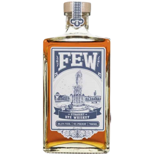 Few Rye Whiskey USA 700ML bottle by Paramount, featuring a dark amber liquid and label with classic branding.