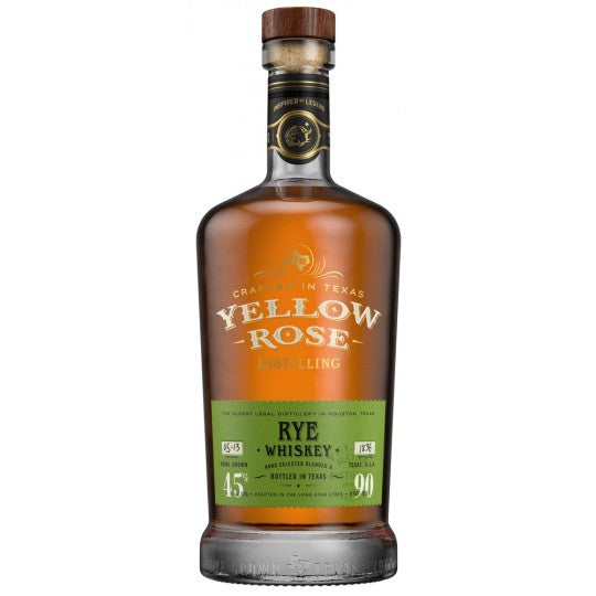 Yellow Rose Rye Whiskey 700ml bottle by Paramount, featuring a clear label and golden-amber liquid in a glass bottle.