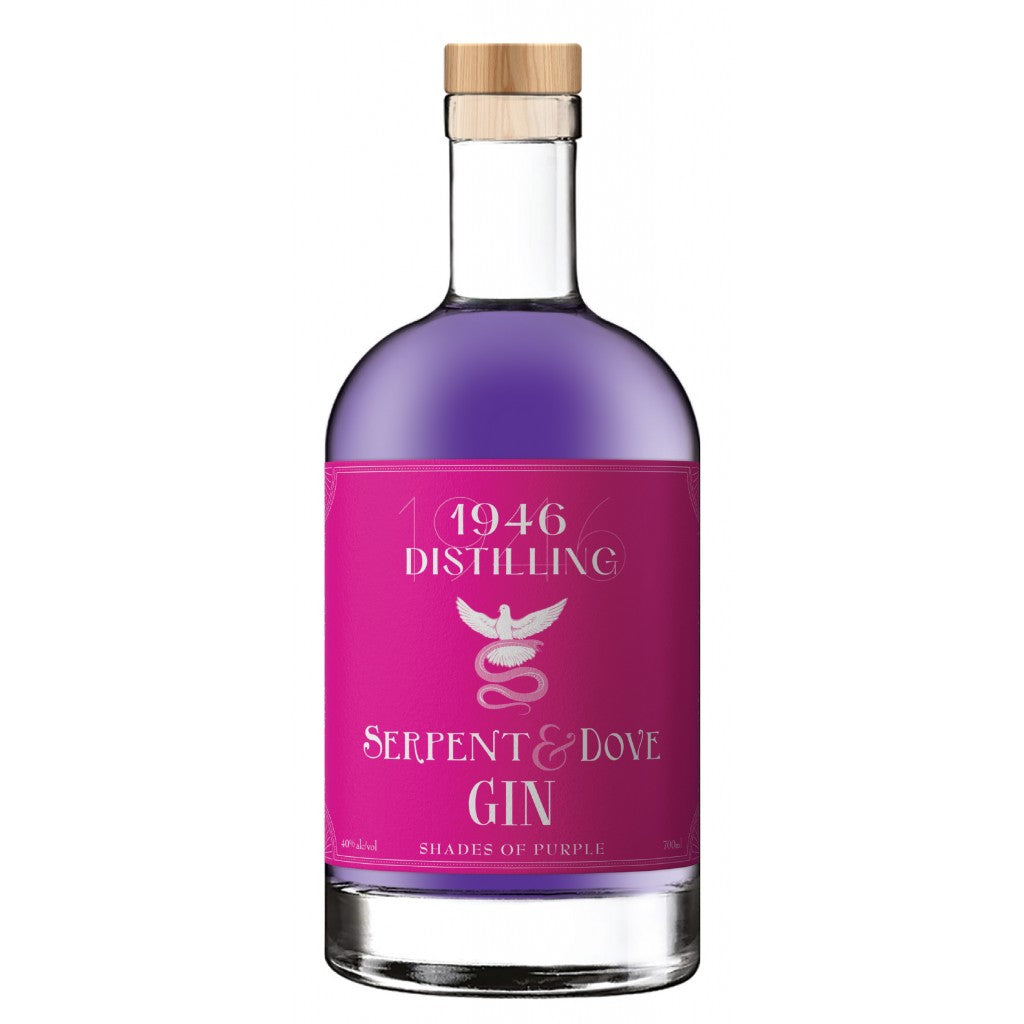 Paramount Shades of Purple Gin bottle, 700ml, with a purple-themed label and elegant design.