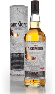 Paramount Ardmore Legacy Single Malt Whisky bottle, 700ml, with label and packaging details visible.