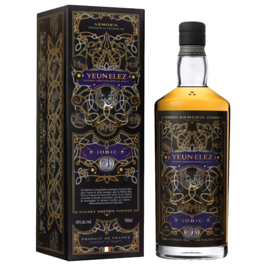 Paramount Armorik Yeun Elez Jobic French single malt whisky bottle, 700ml, with label and packaging visible.
