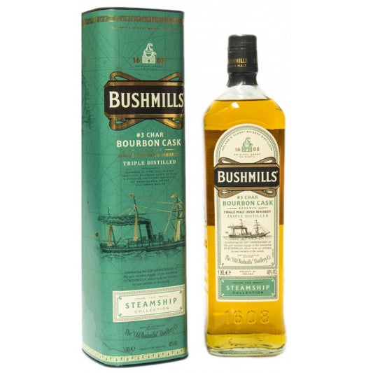 Paramount Bushmills Steamship Collection Port Cask Reserve Irish Whiskey 700ml bottle with label and packaging detail