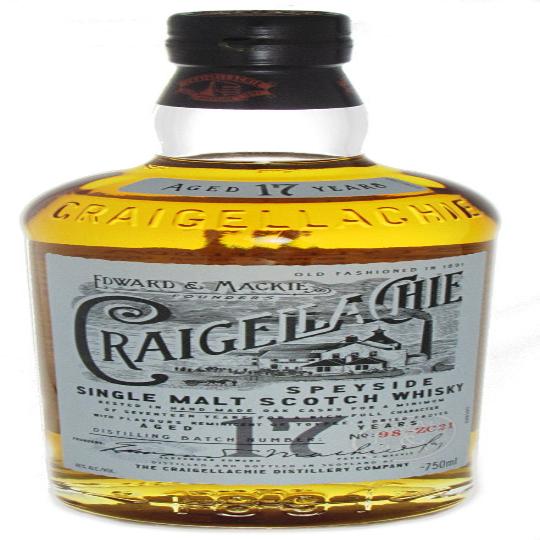 Paramount Craigellachie 17 Year Old Single Malt Scotch Whisky 700mL bottle with label and packaging.