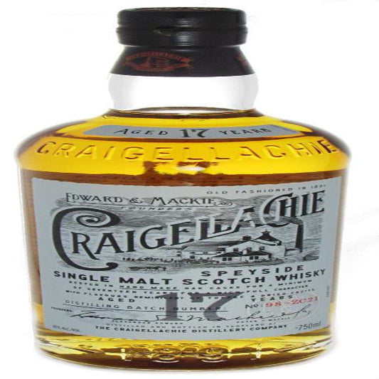 Paramount Craigellachie 17 Year Old Single Malt Scotch Whisky 700mL bottle with label and packaging.