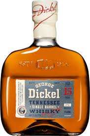 George Dickel Single Barrel 15 Year Old Tennessee Sour Mash Whiskey by Paramount in a 750ml bottle.